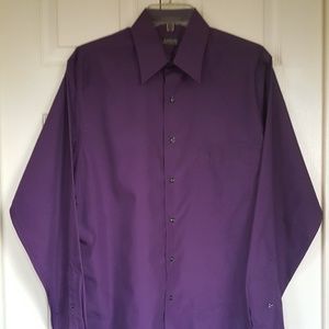 Arrow Mens Dress Shirt Purple M NWOT